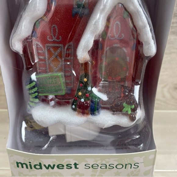 Santa’s Claus Workshop Night Light NEW Christmas Holiday - Picture 3 of 6